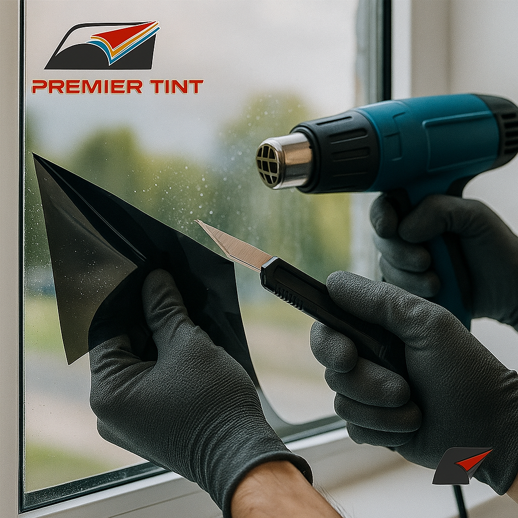 Tint process collage